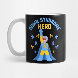 Down Syndrome Awareness Cute Super Hero Gift Mug